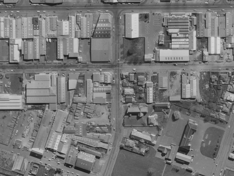 50A Phillips Street from the air, 1970-1974