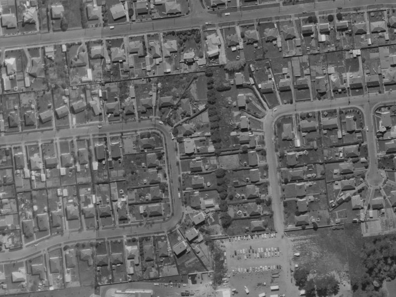 29 Hillary Crescent from the air, 1970-1974