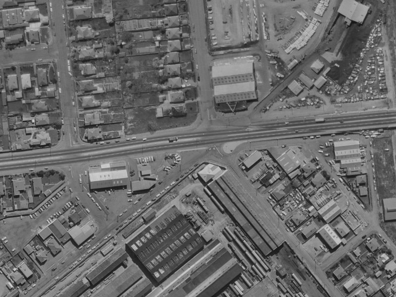 64R Blenheim Road from the air, 1970-1974