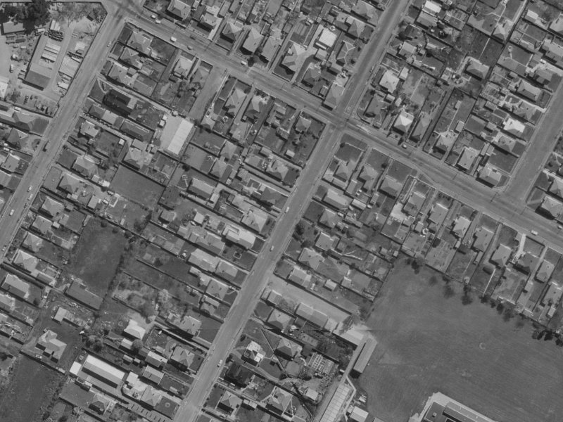 107 Bordesley Street from the air, 1970-1974