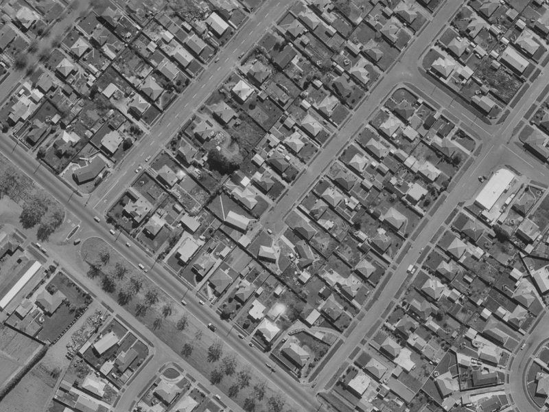 7 Digby Place from the air, 1970-1974
