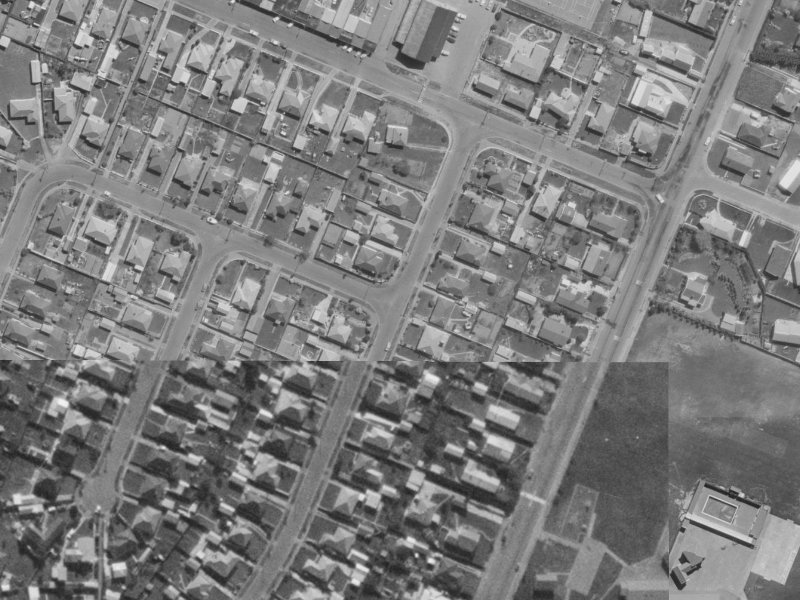 26 Tinokore Street from the air, 1970-1974