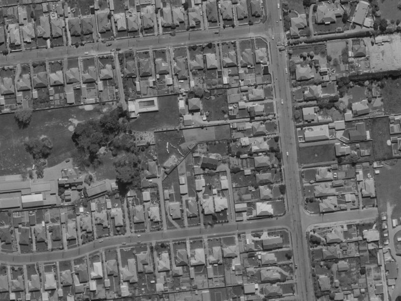 57 Arthur Street from the air, 1970-1974
