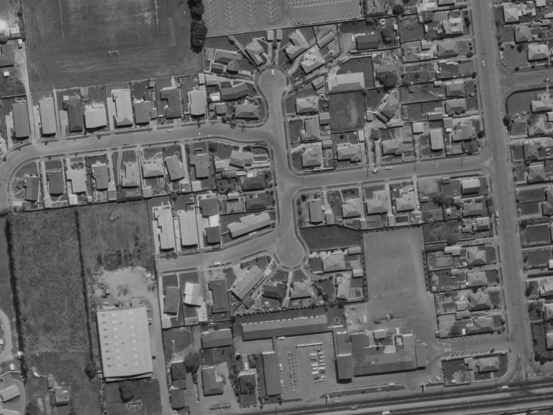 9 Aileen Place from the air, 1970-1974