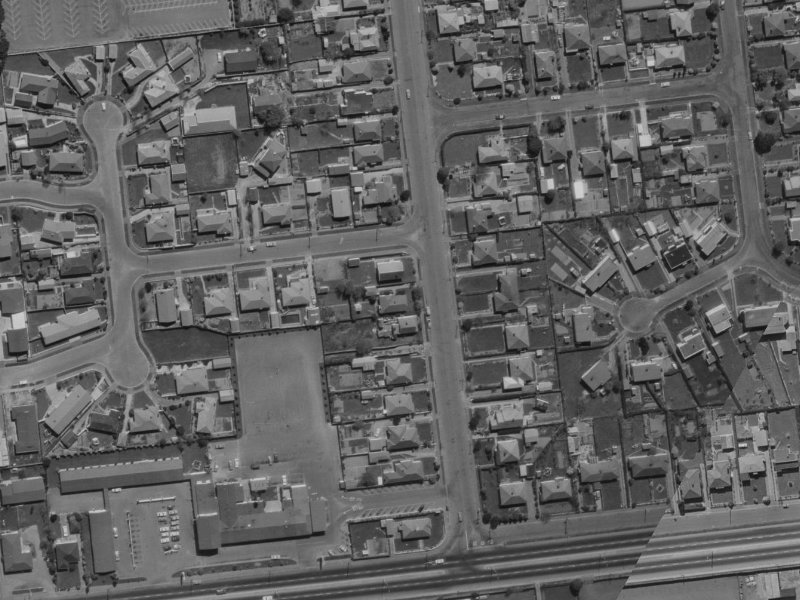 1A Janet Street from the air, 1970-1974