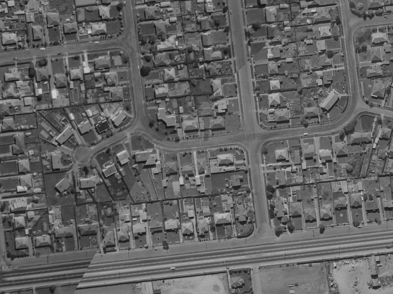 44 Centennial Avenue from the air, 1970-1974