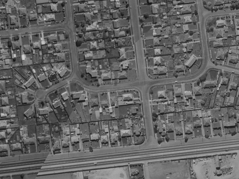 42 Centennial Avenue from the air, 1970-1974