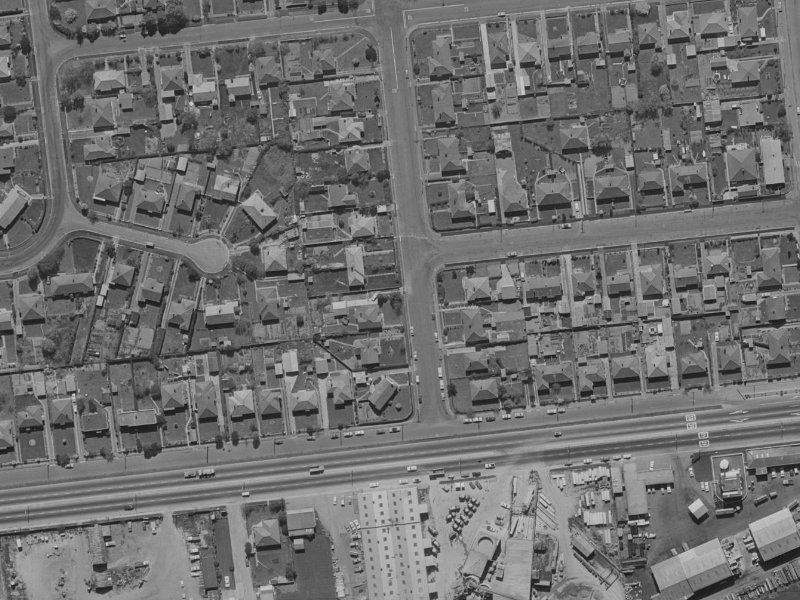 35 Wainui Street from the air, 1970-1974