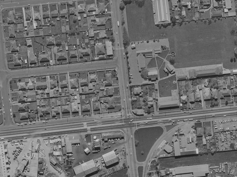 33A Matipo Street from the air, 1970-1974