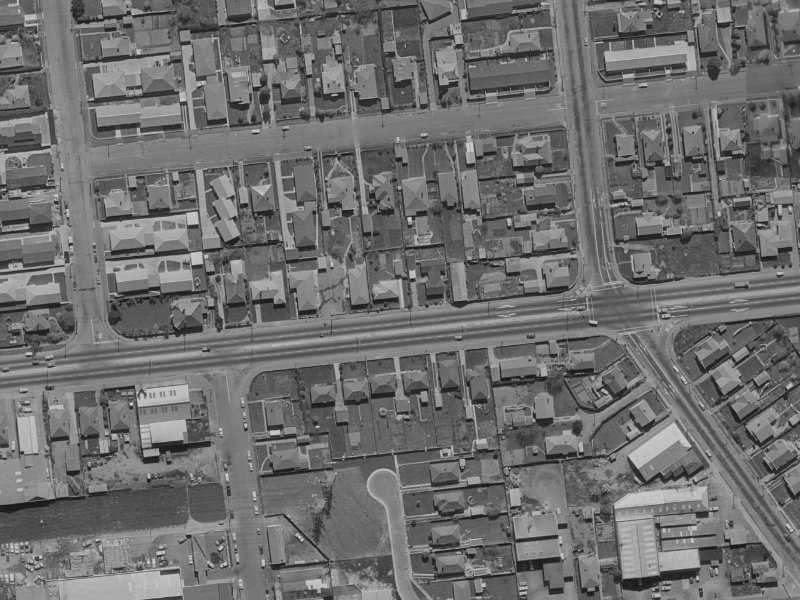 108A Blenheim Road from the air, 1970-1974