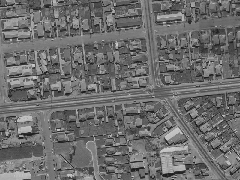 104 Blenheim Road from the air, 1970-1974