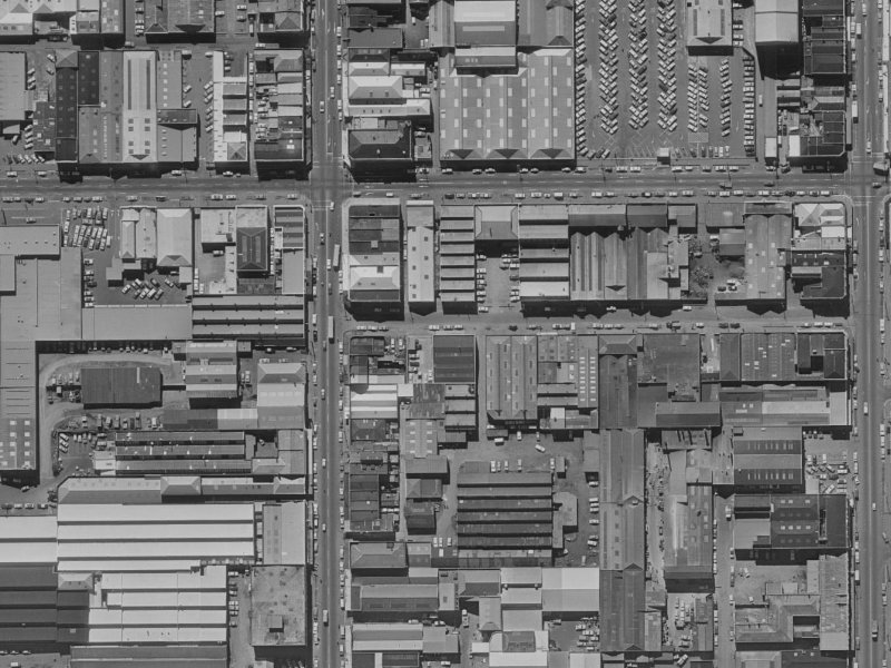 18-10 Welles Street from the air, 1970-1974