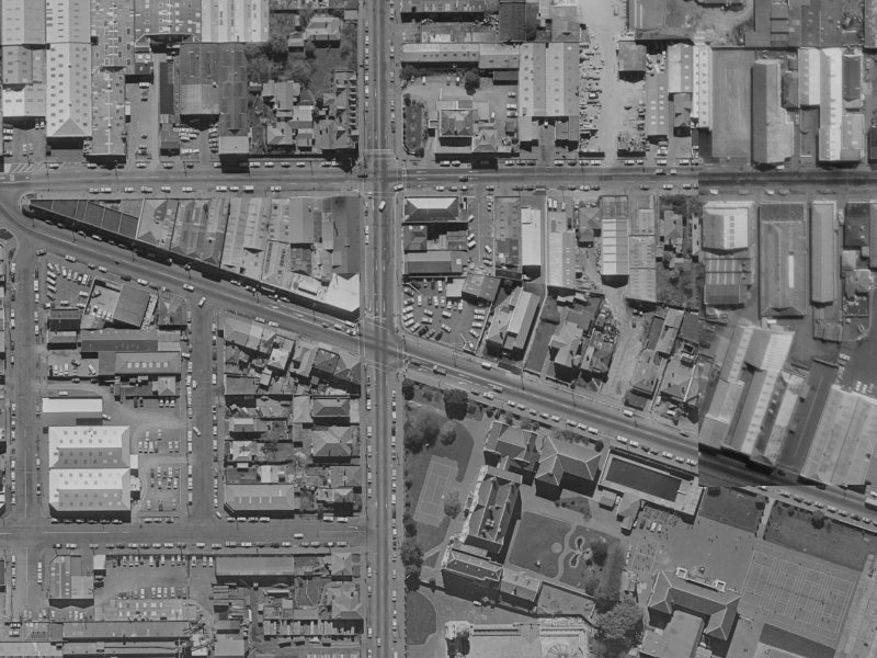 170 Barbadoes Street from the air, 1970-1974