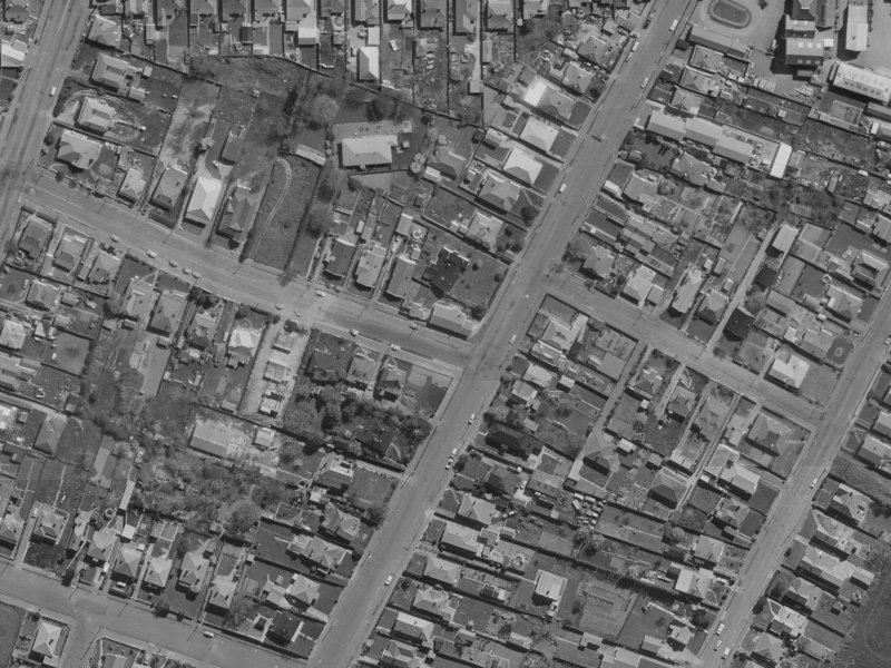 71 Mathesons Road from the air, 1970-1974