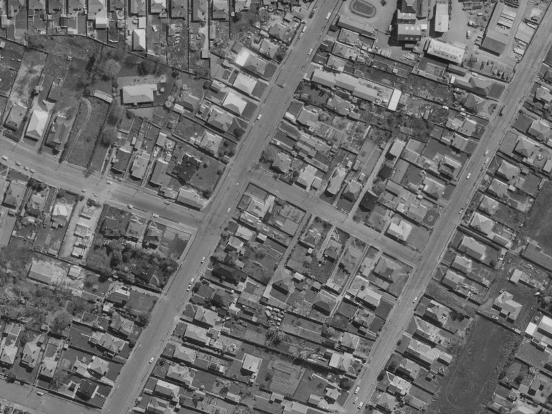 8 Inglis Street from the air, 1970-1974