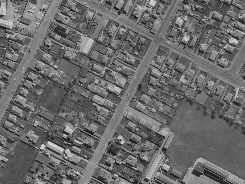 105B Bordesley Street from the air, 1970-1974