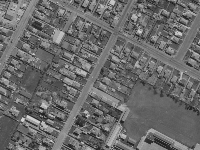 110 Bordesley Street from the air, 1970-1974