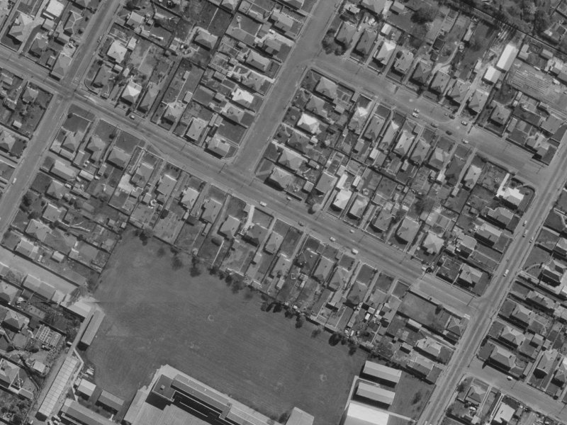 49 Harrow Street from the air, 1970-1974