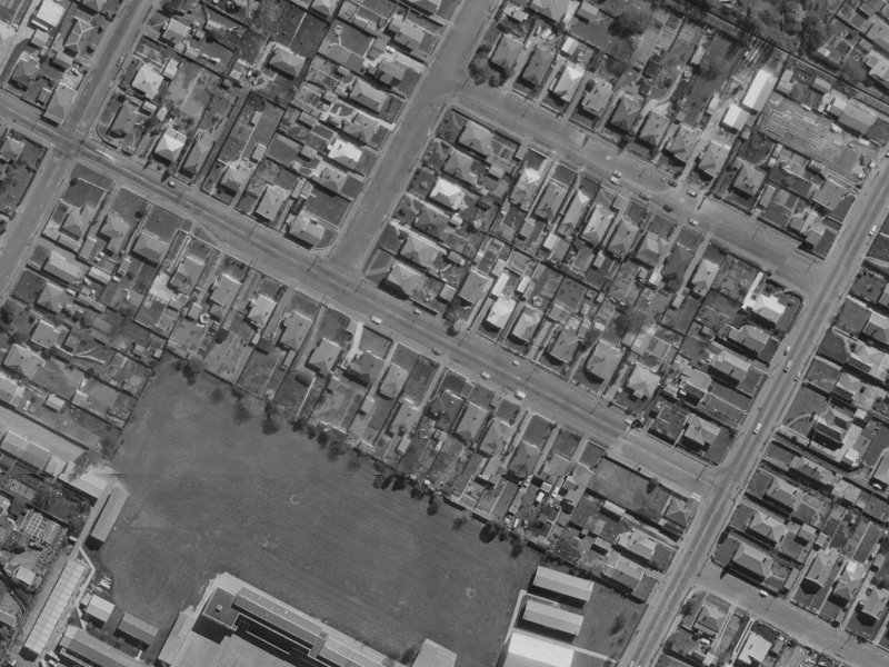 63 Harrow Street from the air, 1970-1974