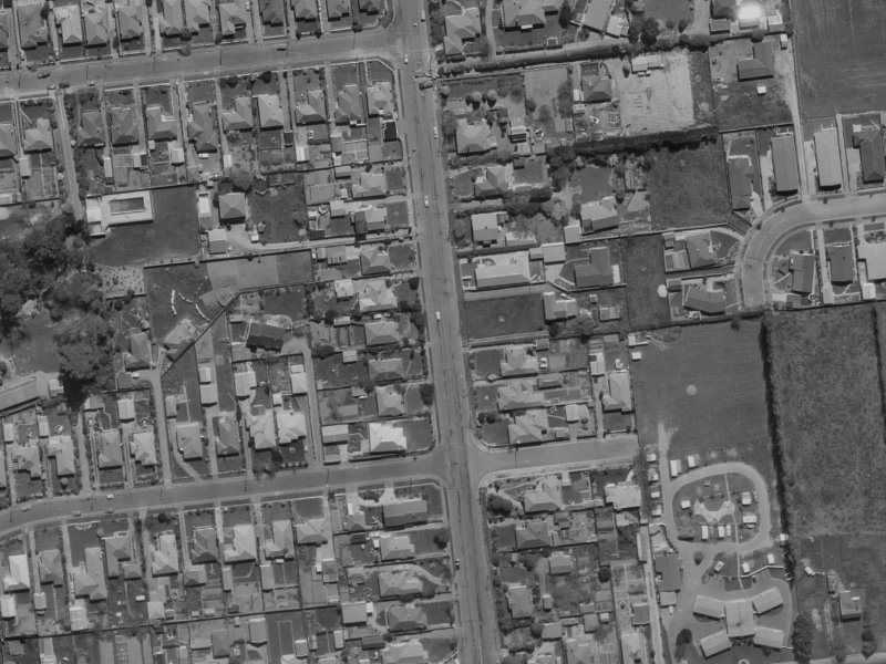 81A Middleton Road from the air, 1970-1974