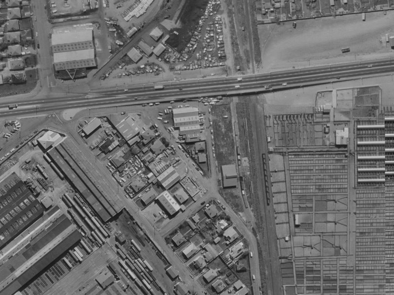 3A Pope Street from the air, 1970-1974