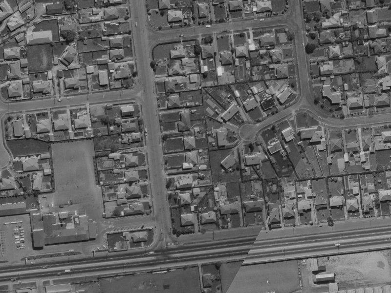 73A Wharenui Road from the air, 1970-1974