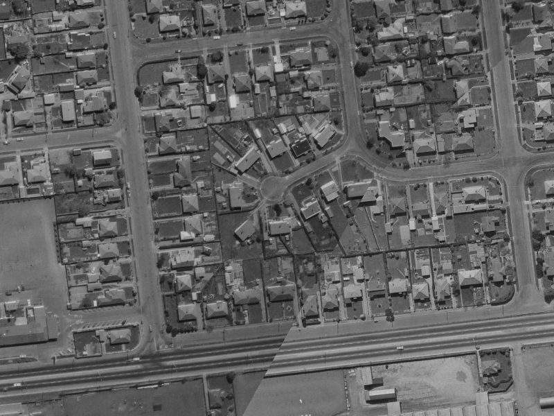 9 Tonga Place from the air, 1970-1974