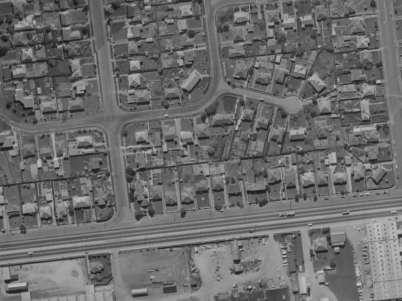 34 Centennial Avenue from the air, 1970-1974