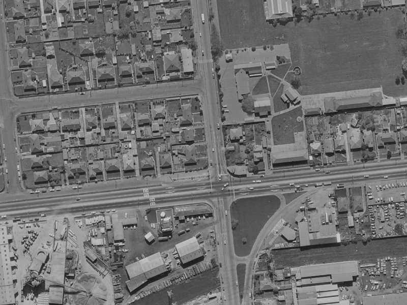 31 Matipo Street from the air, 1970-1974