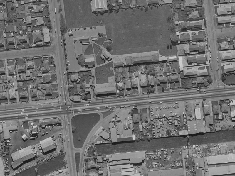 150A Blenheim Road from the air, 1970-1974