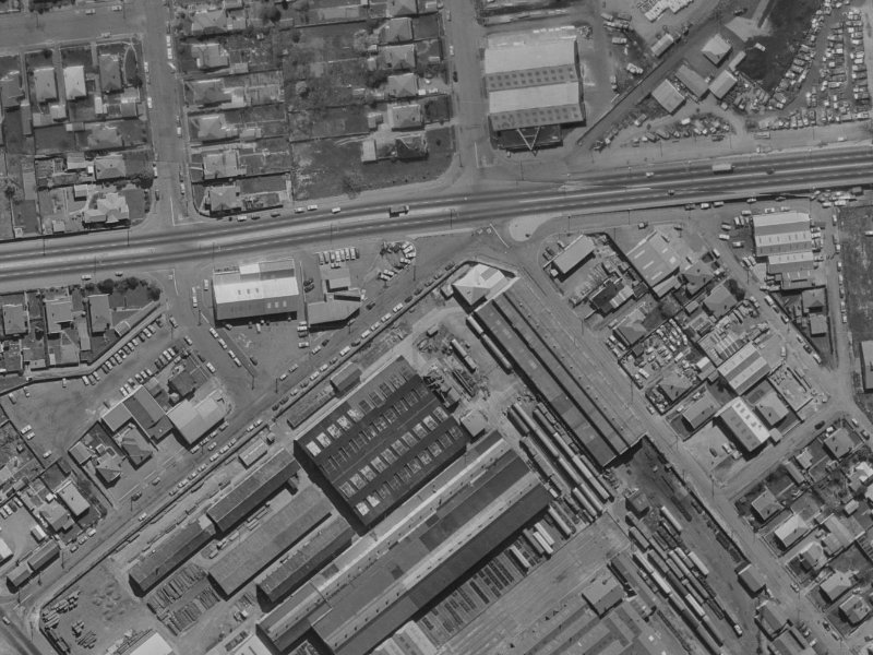 64 Blenheim Road from the air, 1970-1974