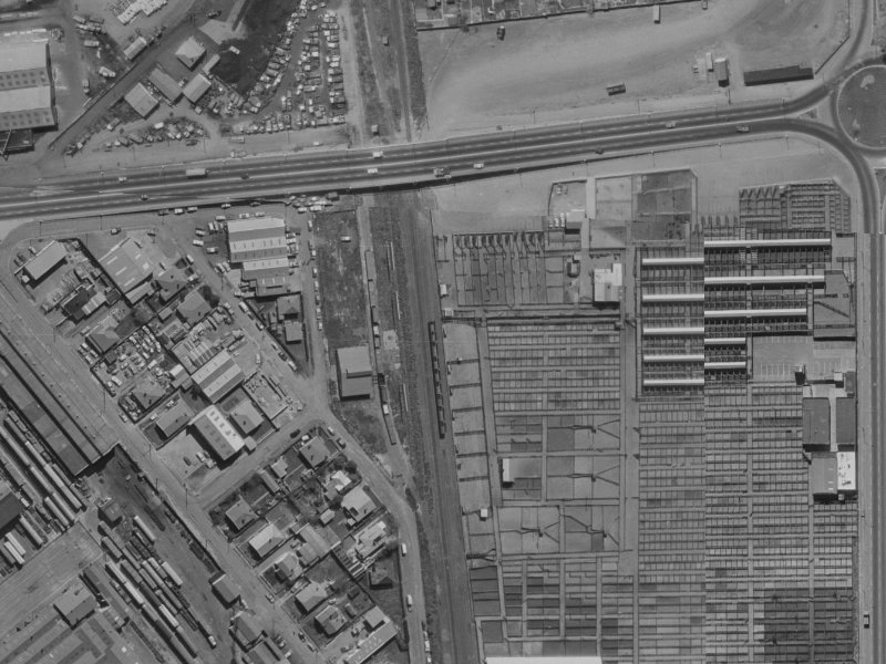 12B Pope Street from the air, 1970-1974
