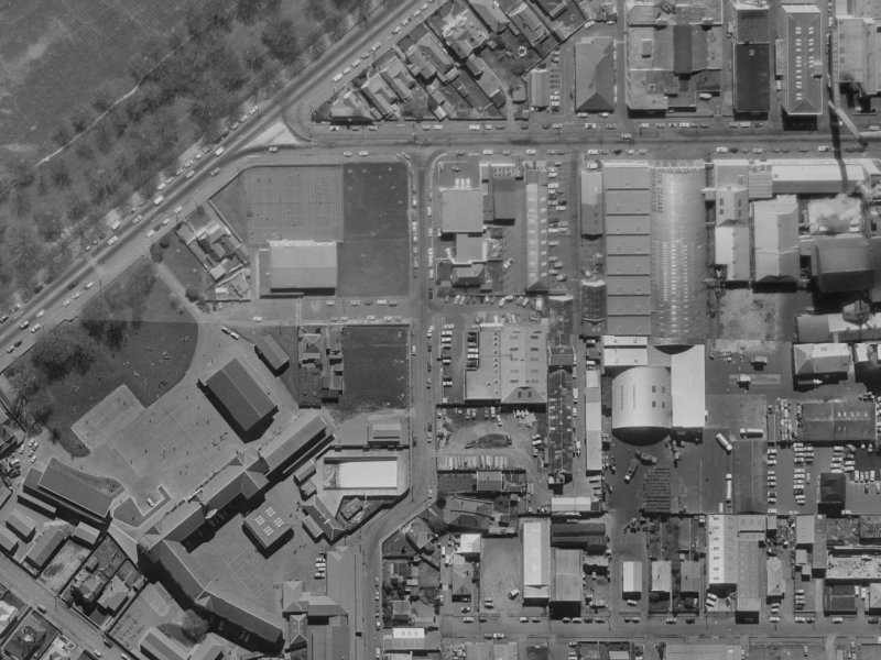54 Stewart Street from the air, 1970-1974