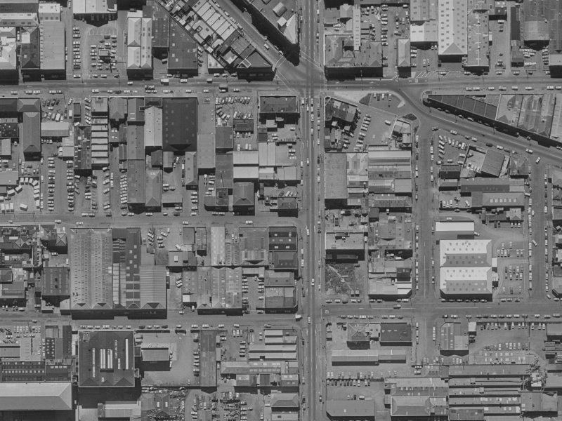 31 Southwark Street from the air, 1970-1974