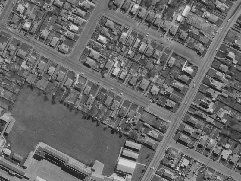 69 Harrow Street from the air, 1970-1974