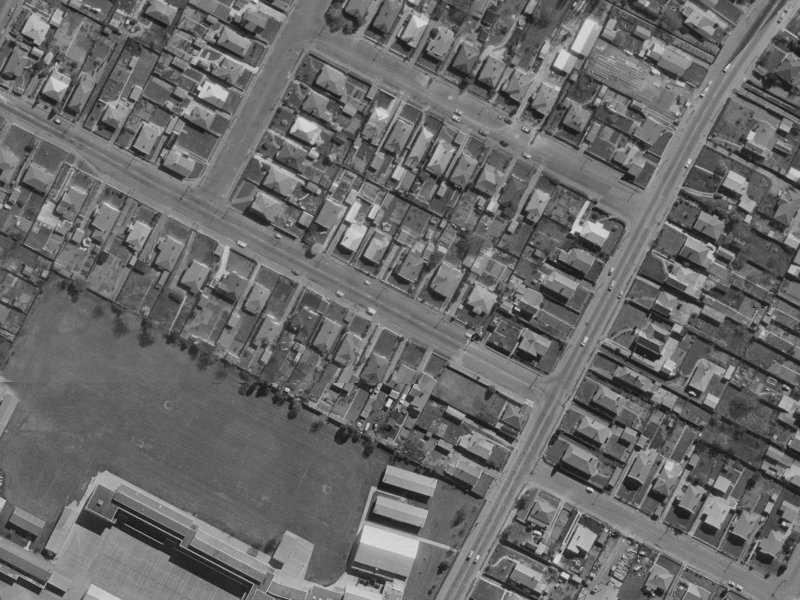 71 Harrow Street from the air, 1970-1974