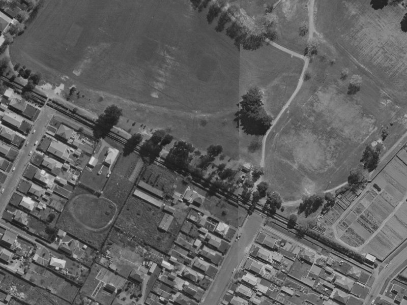 Bonar Place from the air, 1970-1974