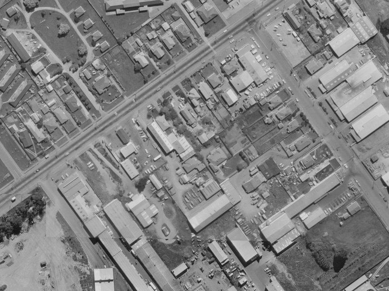 113 Main S Road from the air, 1970-1974