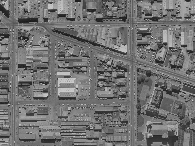 6 Williams Street from the air, 1970-1974