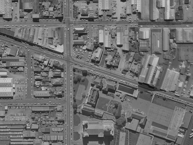 53 Ferry Road from the air, 1970-1974