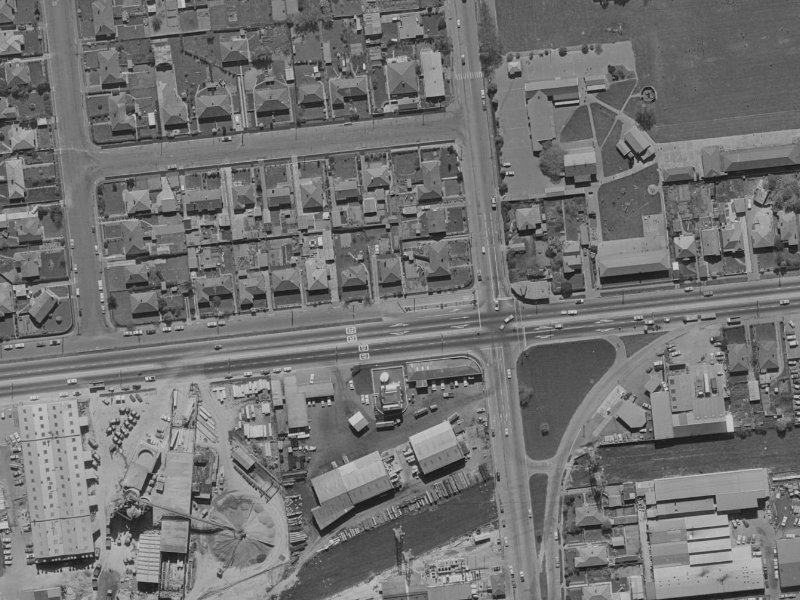 164 Blenheim Road from the air, 1970-1974