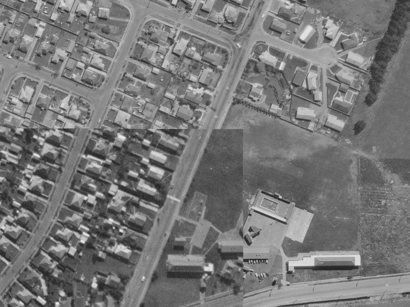 19A Hei Hei Road from the air, 1970-1974