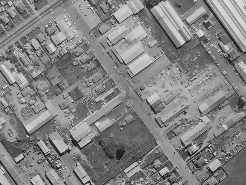 18 Watts Road from the air, 1970-1974