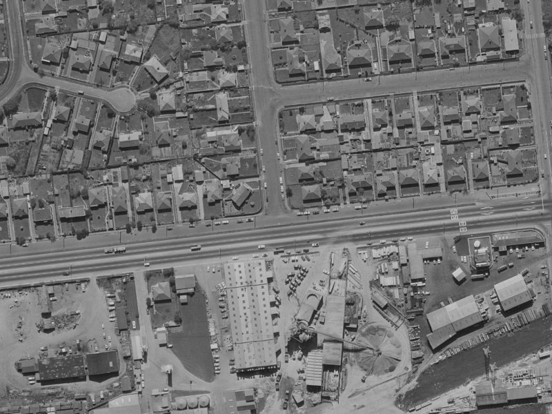 28 Wainui Street from the air, 1970-1974