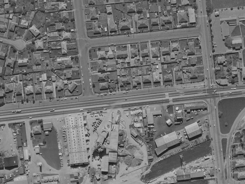 180 Blenheim Road from the air, 1970-1974