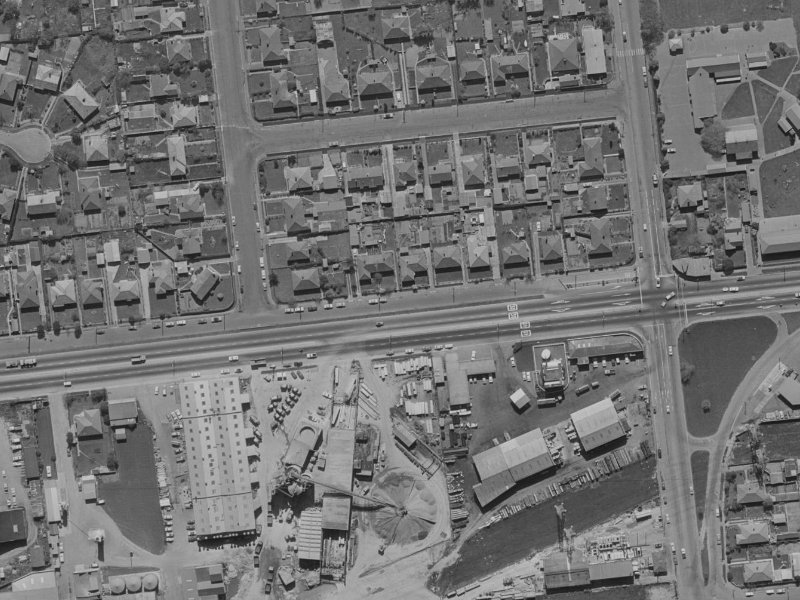 178 Blenheim Road from the air, 1970-1974