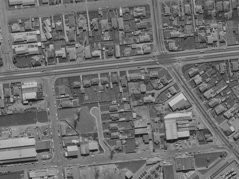 105 Blenheim Road from the air, 1970-1974