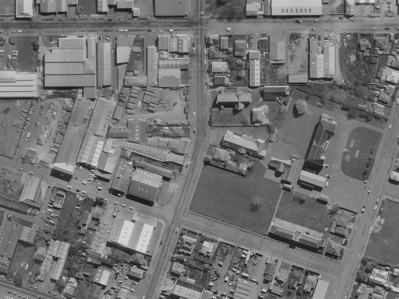 38 Phillips Street from the air, 1970-1974