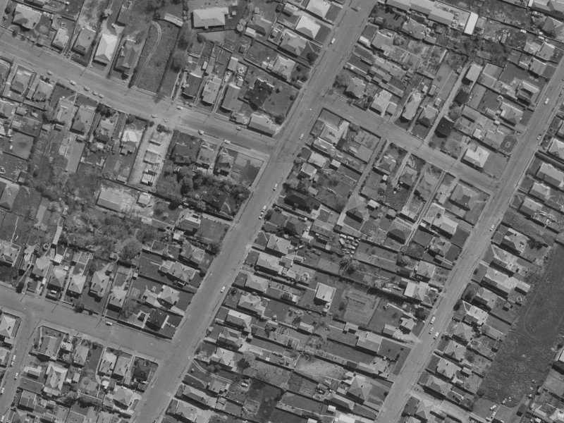 68 Mathesons Road from the air, 1970-1974