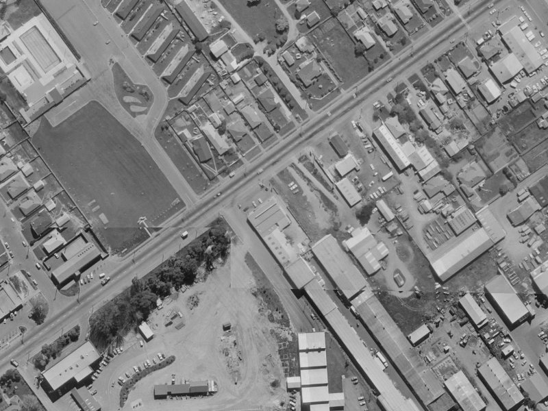 125 Main S Road from the air, 1970-1974